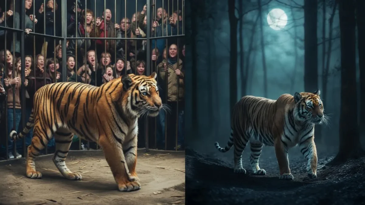 English Notes Chapter 2: A Tiger in The Zoo 1 Tiger behind bars in captivity – Class 10 English Chapter 2 A Tiger in the Zoo Summary