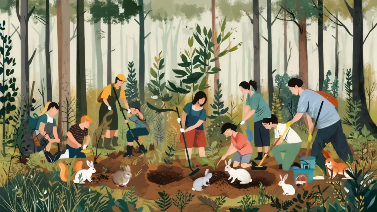 SEBA Class 10 Science Chapter 16 প্ৰাকৃতিক সম্পদৰ ব্যৱস্থাপনা (Management of Natural Resources) HSLC 2026 2 Diagram of forest and wildlife conservation for SEBA Class 10 Science Chapter 16 Question Answers