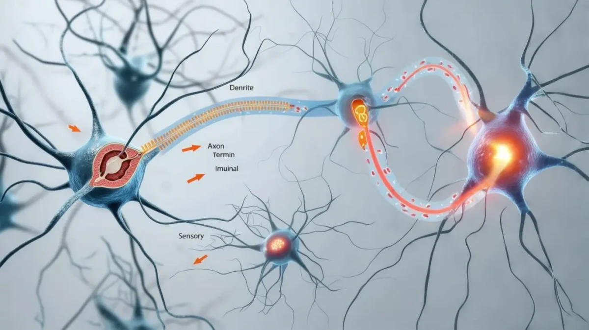SEBA Class 10 Science Chapter 7 Notes Control and Coordination (নিয়ন্ত্ৰণ আৰু সমন্বয়) for HSLC 2026 | Assamese Medium 3 Diagram of Nerve Impulse Transmission