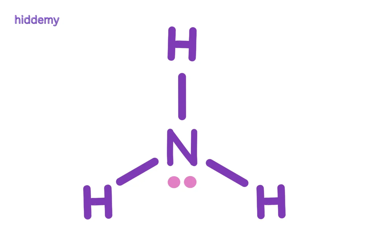 SEBA Class 10 Science Chapter 4 MCQs কাৰ্বন আৰু তাৰ যৌগ Carbon And Its Compounds Most Important MCQs Assam HSLC 3 Structure of ammonia for SEBA Class 10 Science Chapter 4 MCQs কাৰ্বন আৰু তাৰ যৌগ