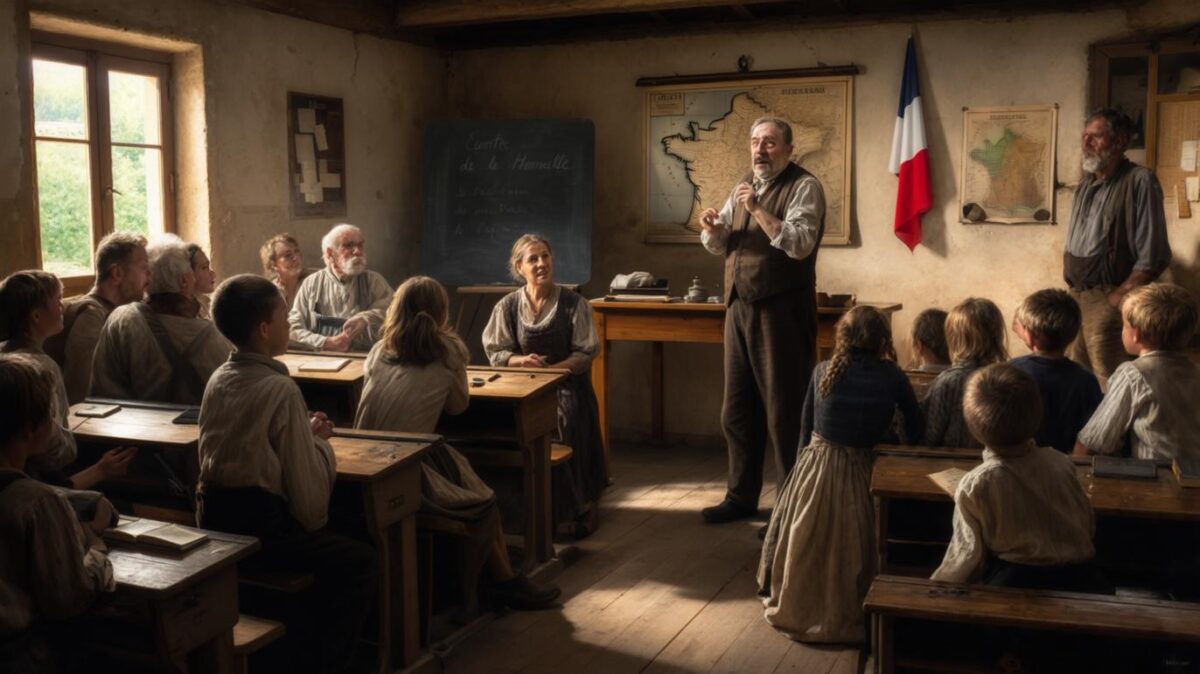 English Summary Notes Chapter 1 The Last Lesson 4 Vive La France written on board – Class 12 English Chapter 1 The Last Lesson Summary